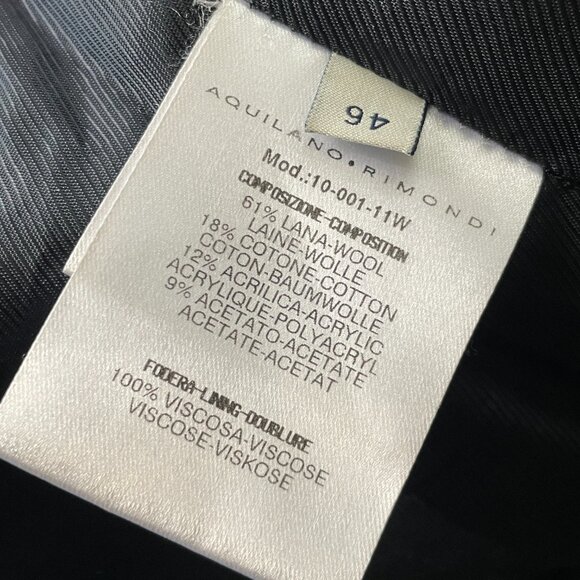 Vintage Aquilano Rimondi Tweed Italian Skirt wool/Cotton-Sz.46 (US 10) - Picture 6 of 11